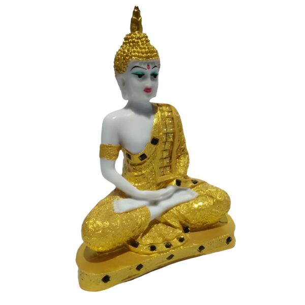 Marble Sitting Buddha Statue - Image 4