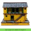 Wooden Uttarakhand Traditional House Replica - Image 5