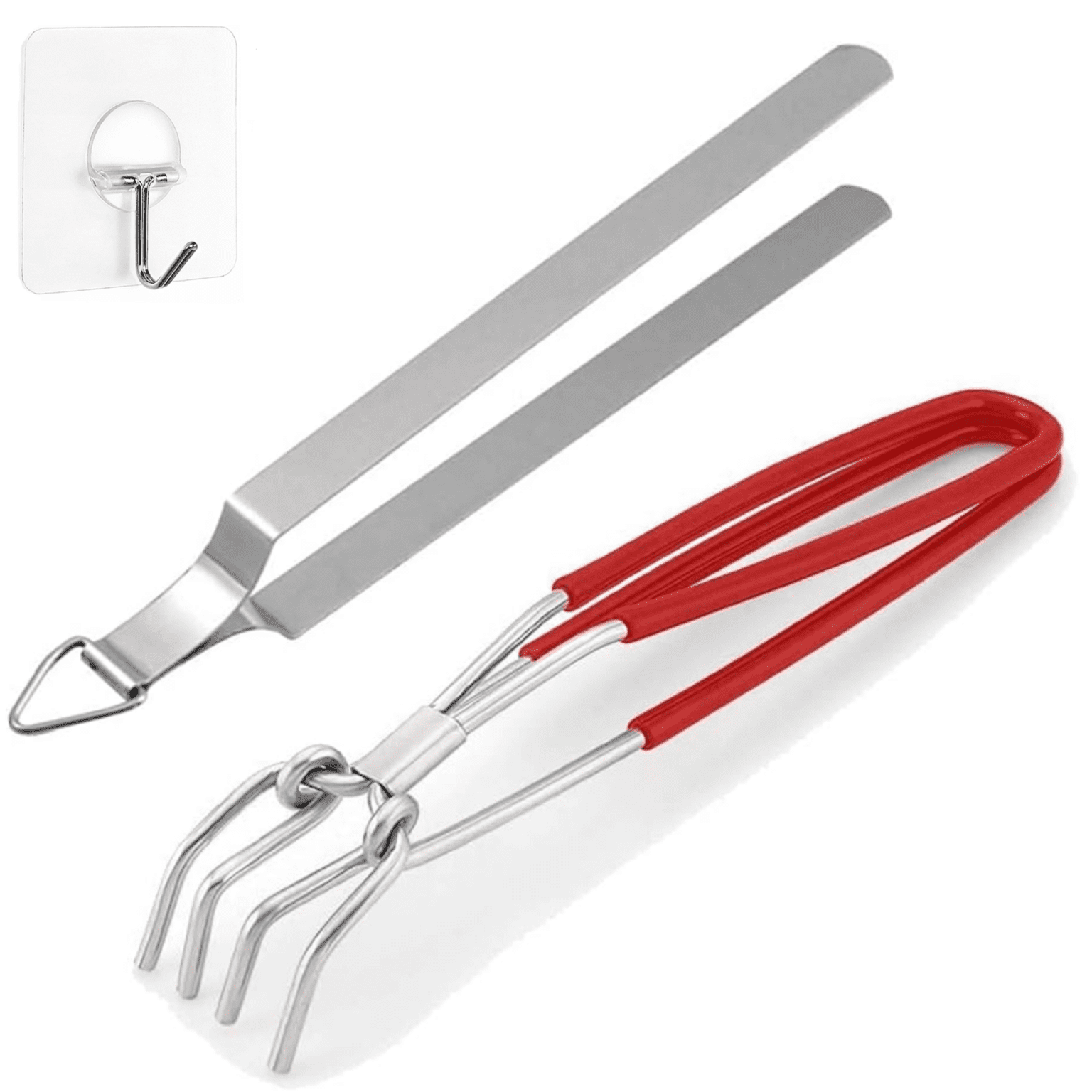 Buy Stainless Steel Chimta and Pakad Set – Heat-Resistant Tongs for ...
